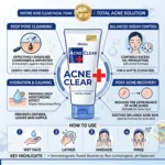 Mistine Acne Clear Facial Foam 85g (Thailand)