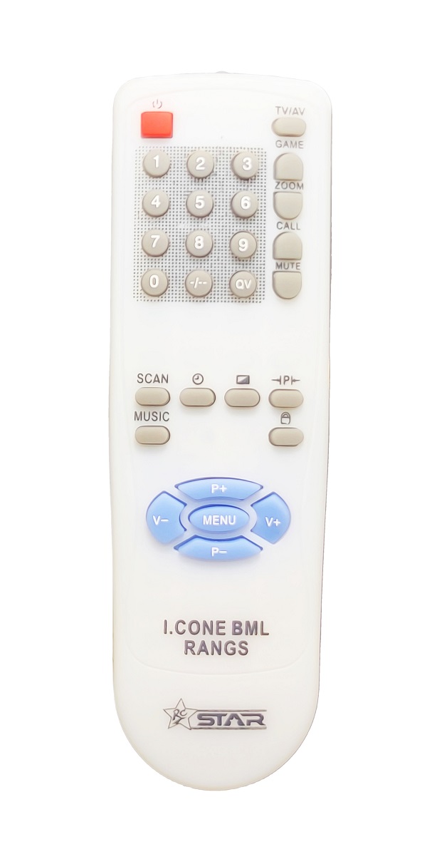TV Remote 1.C0NE BML RANGS