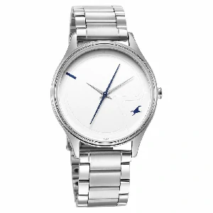 Fastrack NS3290SM01 Stunners Quartz Analog Silver Dial Metal Strap Watch