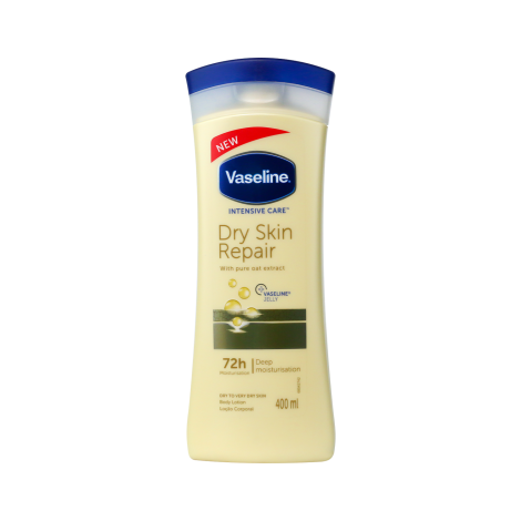 Vaseline Intensive Care Dry Skin Repair 72H Moisturisation Body Lotion 400ml (South Africa)