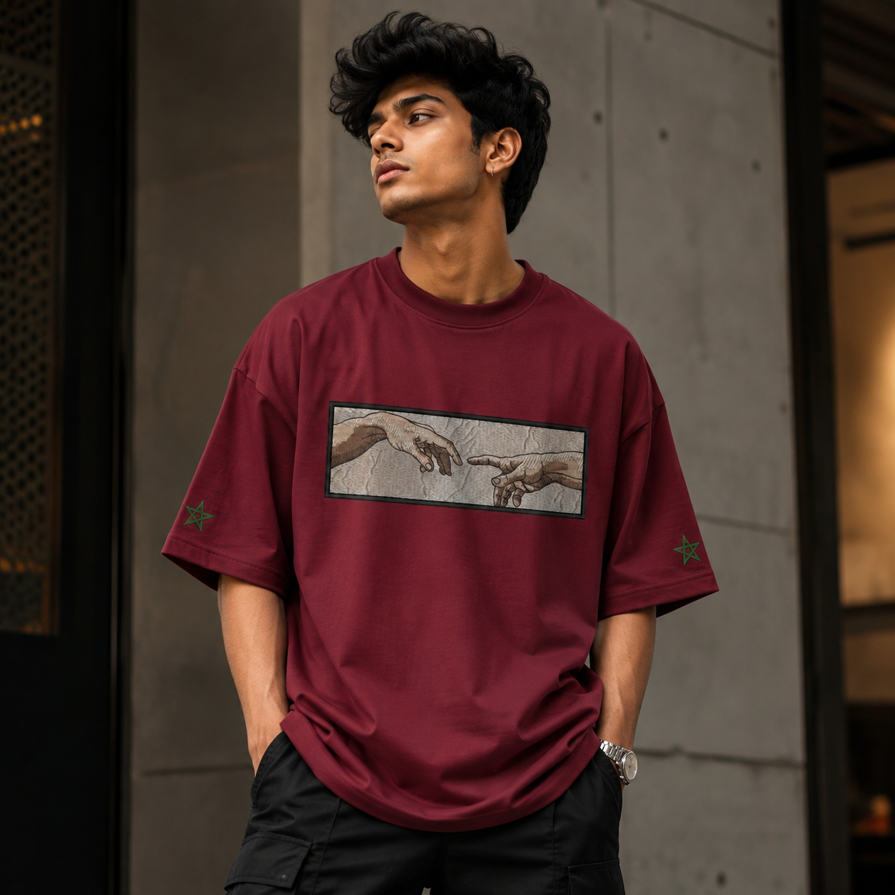 Premium Cotton Drop-Shoulder T-Shirt – Exclusive 3 Pcs Combo Pack!