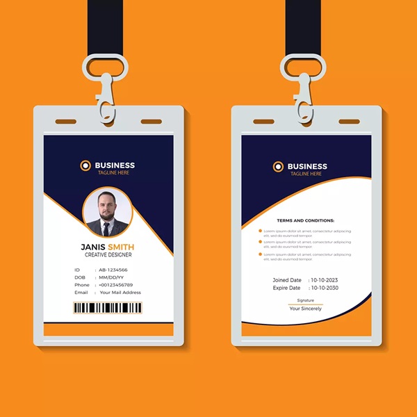 Customize ID Card UV Print (with Card, Ribbon, Cover)