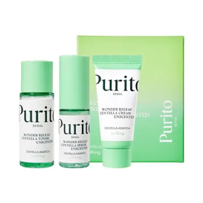 Purito Wonder Releaf Centella Mini Kit Unscented (Korea)