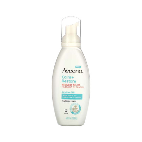 Aveeno Calm + Restore Redness Relief Foaming Cleanser 180ml (Canada)