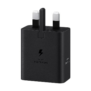 Samsung T4511 45W USB-C Black Charger With Cable (3 Pin, UK)