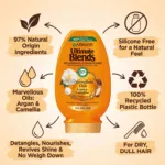 Garnier Ultimate Blends Argan & Camellia Oils Nourishing Conditioner 400ml (Poland)