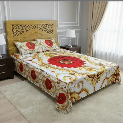 China Premium 3D Design Bed Sheet