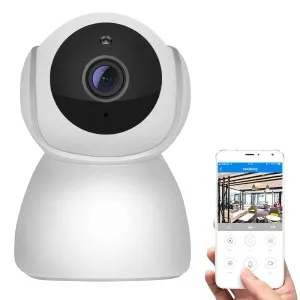 CCTV Camera V380 Pro HD 1080P WiFi 360° Viewing Area Security Camera