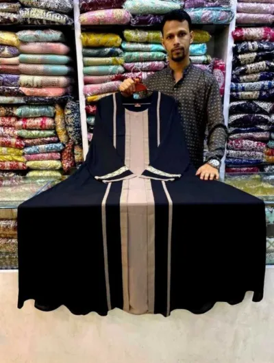 Koti Style Borka with Attached Inner Koti, Borka Only