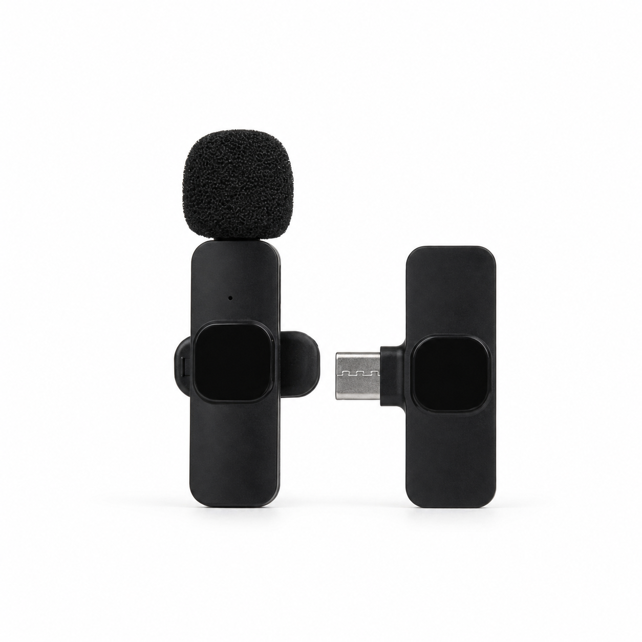 K8 Wireless Microphone for YouTube Vlogging, Video Recording Online Classes with Noise Cancellation Mic Supports (Type  C)
