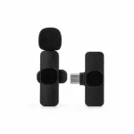 K8 Wireless Microphone for YouTube Vlogging, Video Recording Online Classes with Noise Cancellation Mic Supports (Type  C)