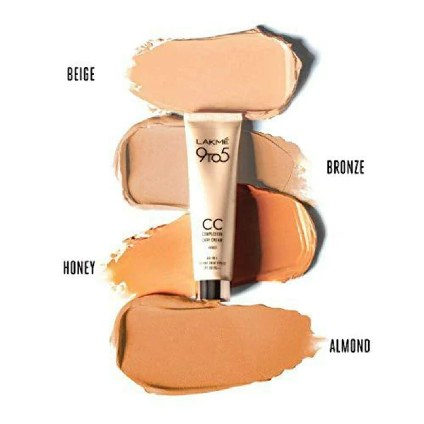 Lakme 9 To 5 CC Complexion Care Cream Honey 02 (30gm)