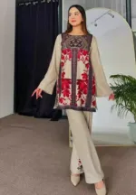 Dubai Silk Digital Print Two Piece for Women, 4 Colours