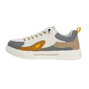white Black Smooth Finish all seasons sneaker for men