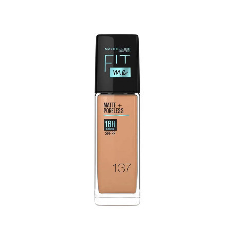 Maybelline Fit Me Matte Poreless 16H Oil Control Foundation - 137 (India)