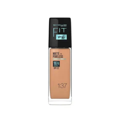 Maybelline Fit Me Matte Poreless 16H Oil Control Foundation - 137 (India)