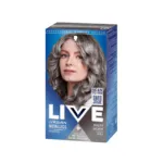 Schwarzkopf Live Urban Metallics Hair Colour - U72 Dusty Silver (Germany)