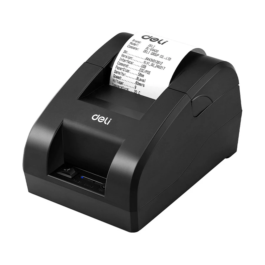 Deli ES420 Thermal POS Receipt Printer (48mm/1.89 inch, USB)