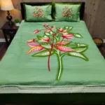 Pure Panel Cotton Bed Sheet with 2 Pillow Covers, 6 Colours
