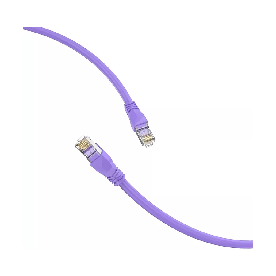Vention IBMVI Cat-6A S/FTP 3 Meter Purple Network Patch Cable