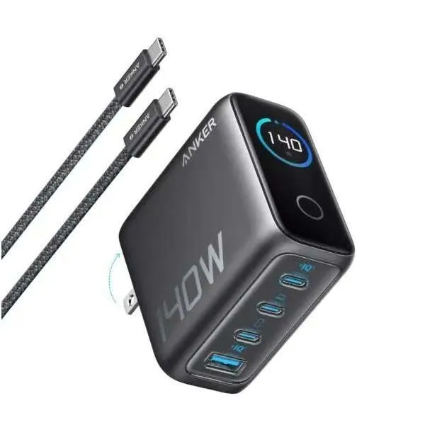 Anker B2697 140W 4-Port Charger with USB-C Cable