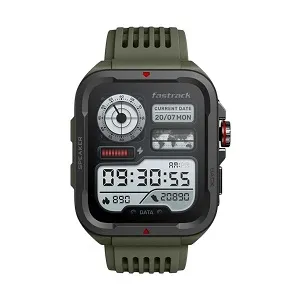 Fastrack Active Green Bluetooth Calling Rugged Smart Watch