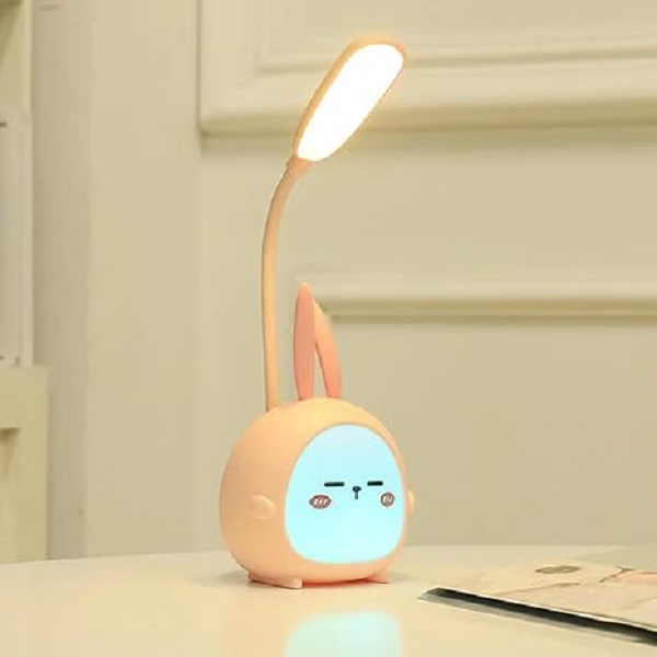 Rehenbsem Cute Bunny Desk Lamp, Portable LED Desk Lamp