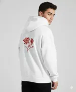 Unisex Printed Drop Shoulder Hoodie, 280 GSM, Length 27 to 30 Inch