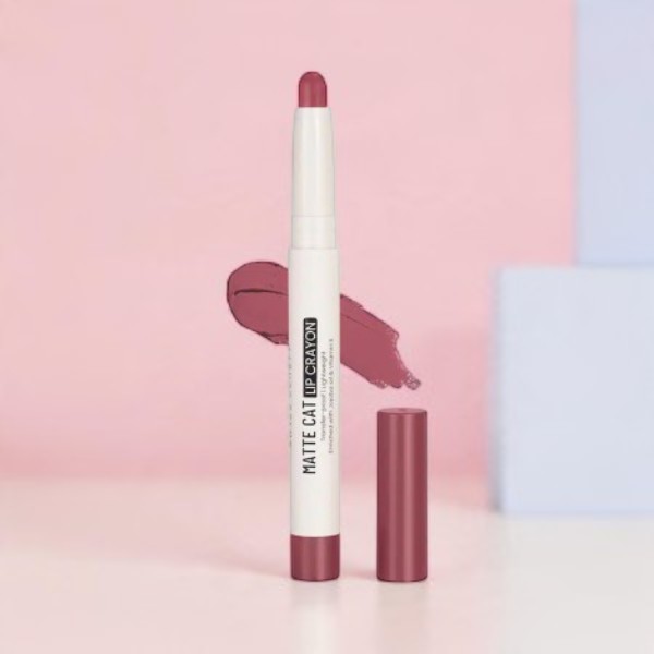 Swiss Beauty Matte Cat Lip Crayon – 09 Wild Pink (China)