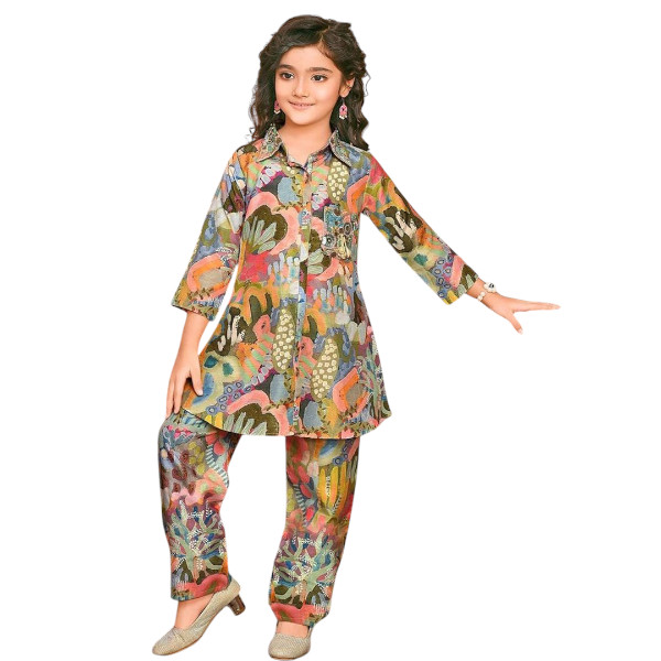 Trending Dress for Kids Girls Co Ords Sets