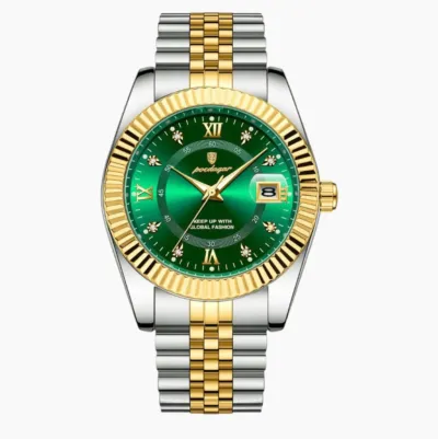 Poedagar 910 Model Fashion Watch for Men (Butterfly Lock)