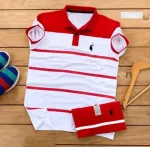 Men's PK Cotton Half Sleeve Polo Shirt, 210+ GSM, 2 Colours