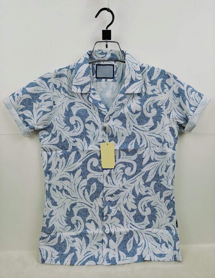 Men's Spandex Cotton Drop Shoulder Shirt, Slim Fit, 6 Colours