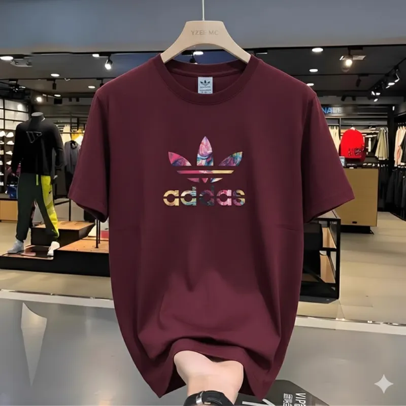 Men's Drop Shoulder T-Shirt with DTF Print, Cotton-Spandex Blend