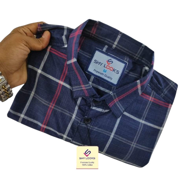 Cotton full Sleeve Check Shirt