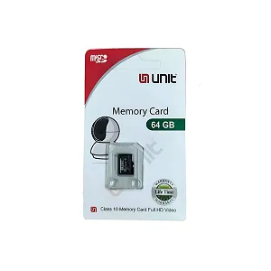 UNIT 64GB Memory Card Class 10 Memory Card Full HD Video