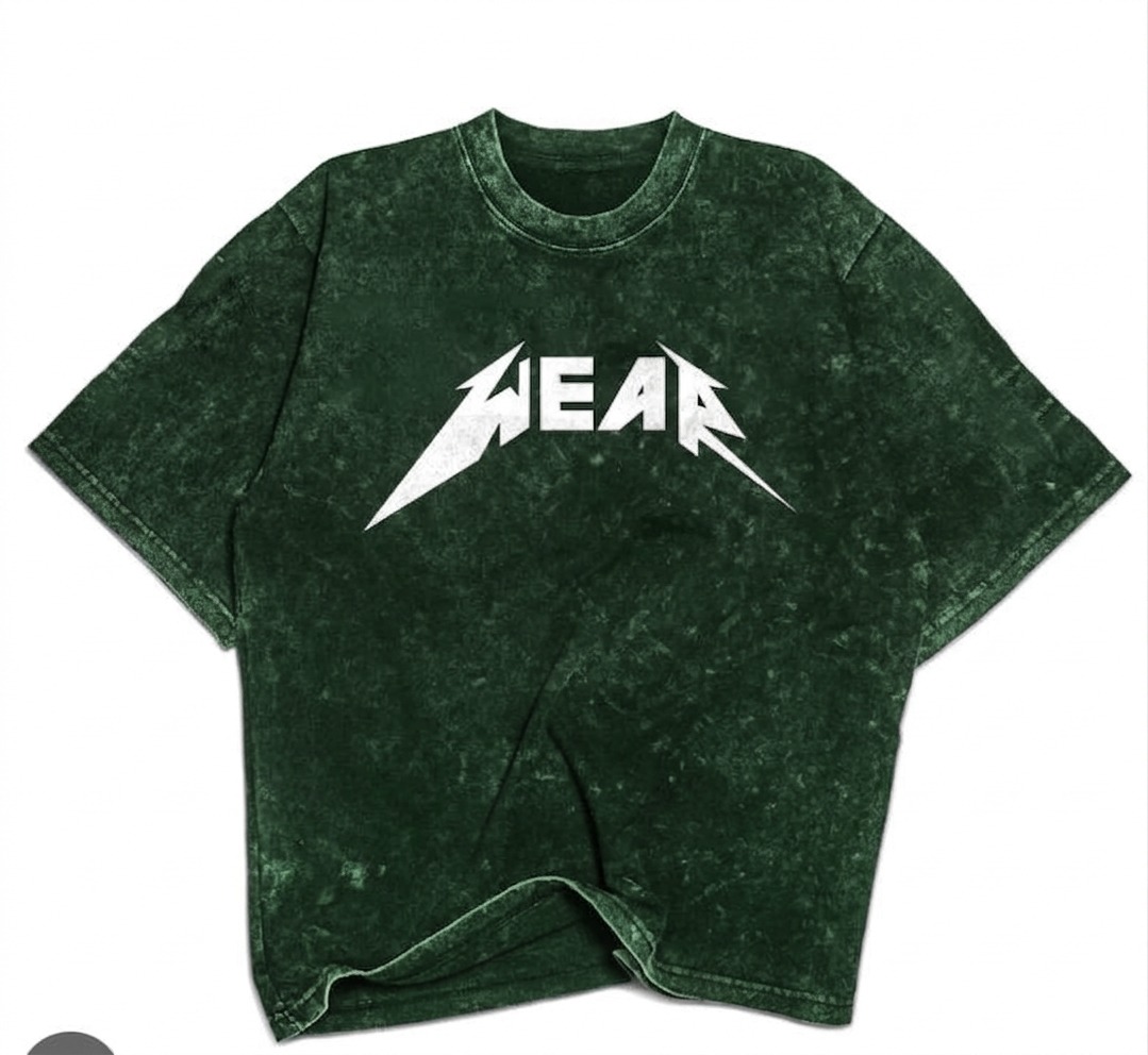 Men's Acid Wash Oversized Drop Shoulder T-Shirt, 250 GSM Pure Cotton