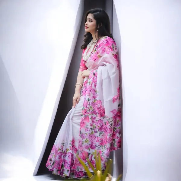 Chanduri Silk New Saree with Blouse Piece