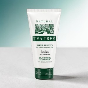 Natural Tea Tree Oil Control Facial Faom 140g (Thailand)