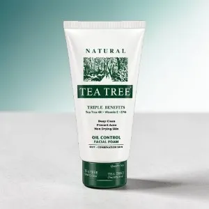 Natural Tea Tree Oil Control Facial Faom 140g (Thailand)