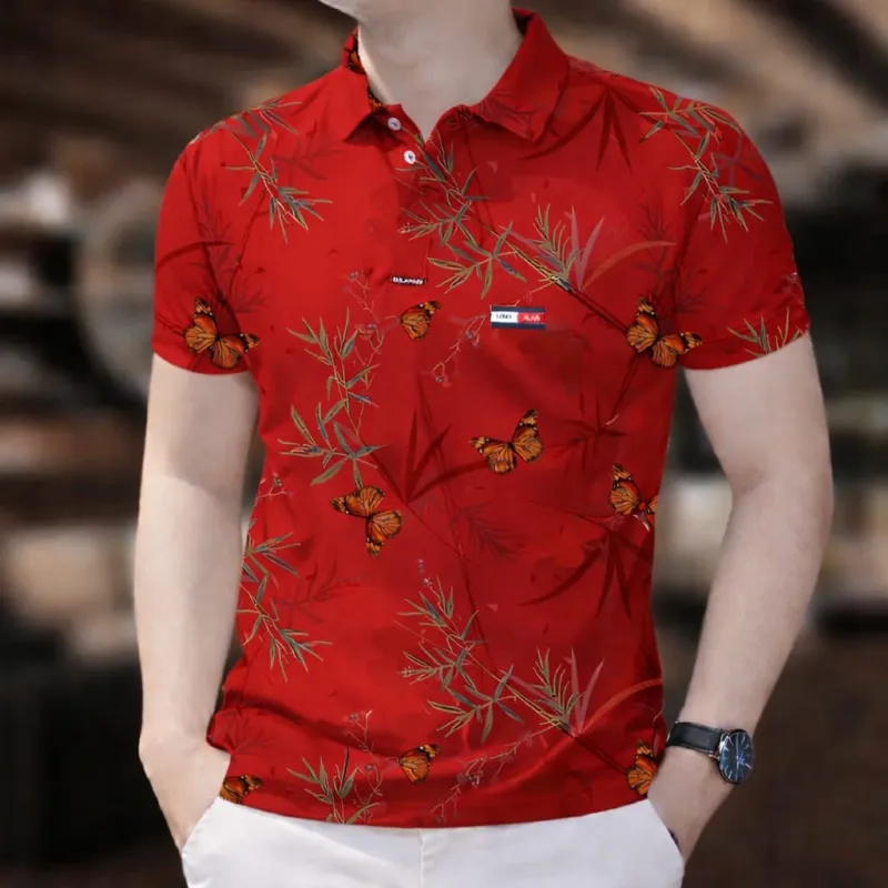 Men's PK Cotton Half Sleeve Polo Shirt, Size XL, 3 Colours