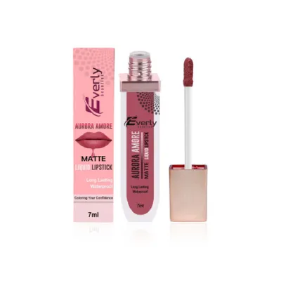 Everly Beauties Aurora Matte Liquid Lipstick - Wine Wisper (China)