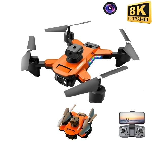 HDRC S7 8K/1080P HD Dual Camera Foldable FPV Drone