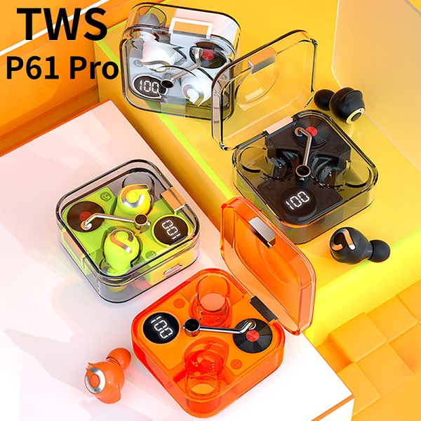 P61 Pro Transparent TWS Earbuds