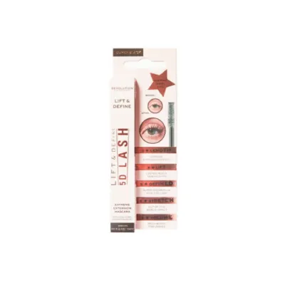 Makeup Revolution 5D Lash Mascara - Super Black 14ml (Italy)