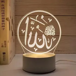 3D Led Night Light Muslim