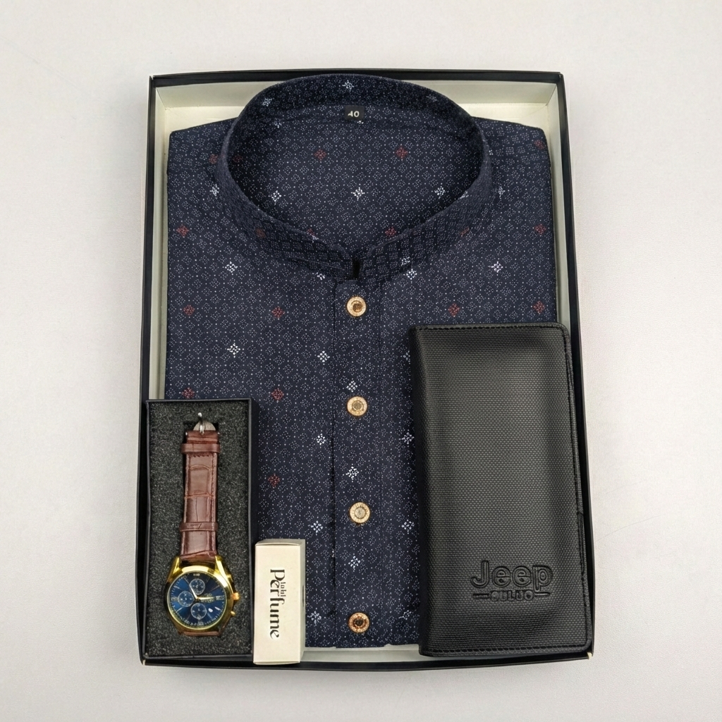 Exclusive 4 in 1 Men's Punjabi Combo Pack