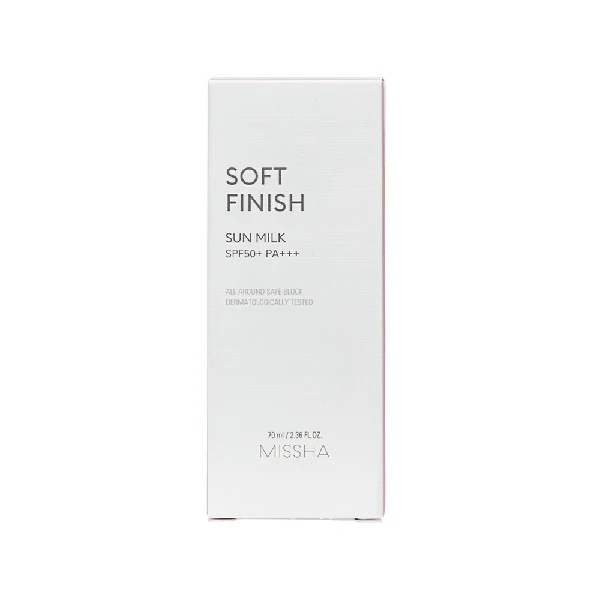 Missha All Around Safe Block Soft Finish Sun Milk SPF50+ Or PA+++ (70ml)