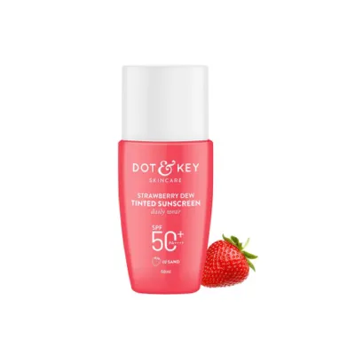 Dot & Key Strawberry Dew Tinted Sunscreen SPF50+ PA+++ 50ml - 03 Sand (India)