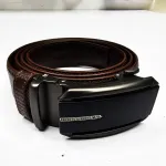 Leather belt for men